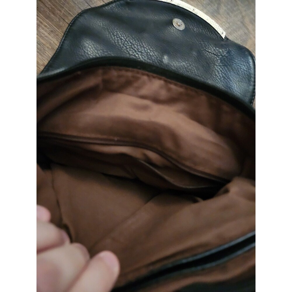 Michael Kors black leather crossbody purse - Picture 4 of 6